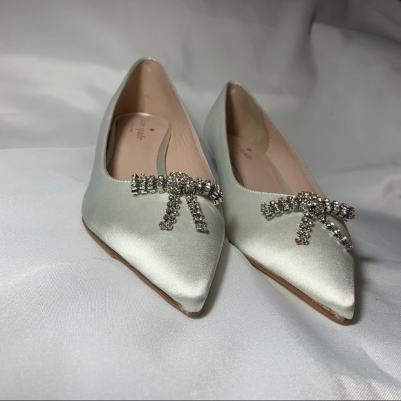 NWT Kate Spade New York Derbie Kitten Heel - Ivory - Picture 5 of 12